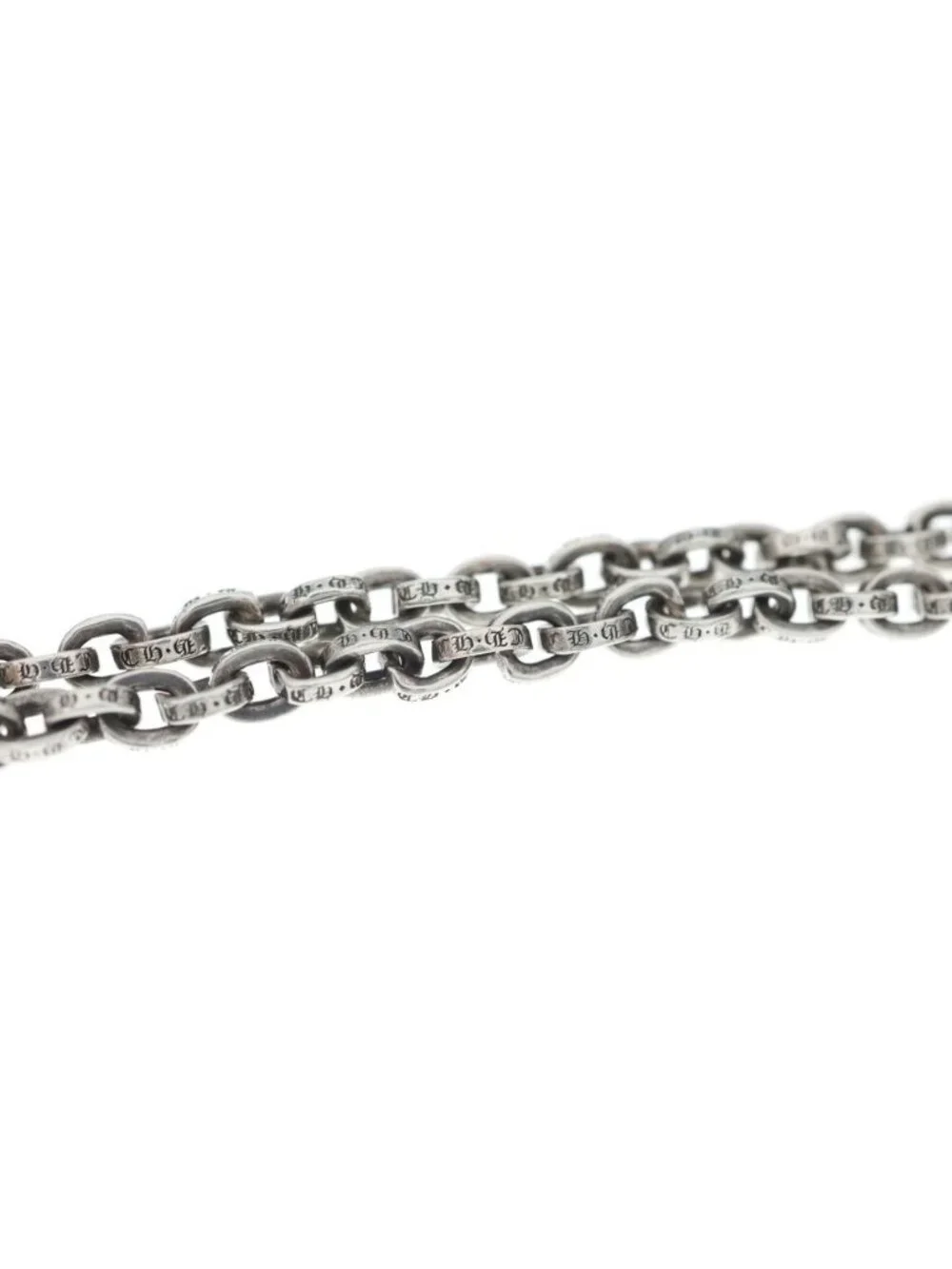 Chrome Hearts Paper Chain 18 Necklace Silver